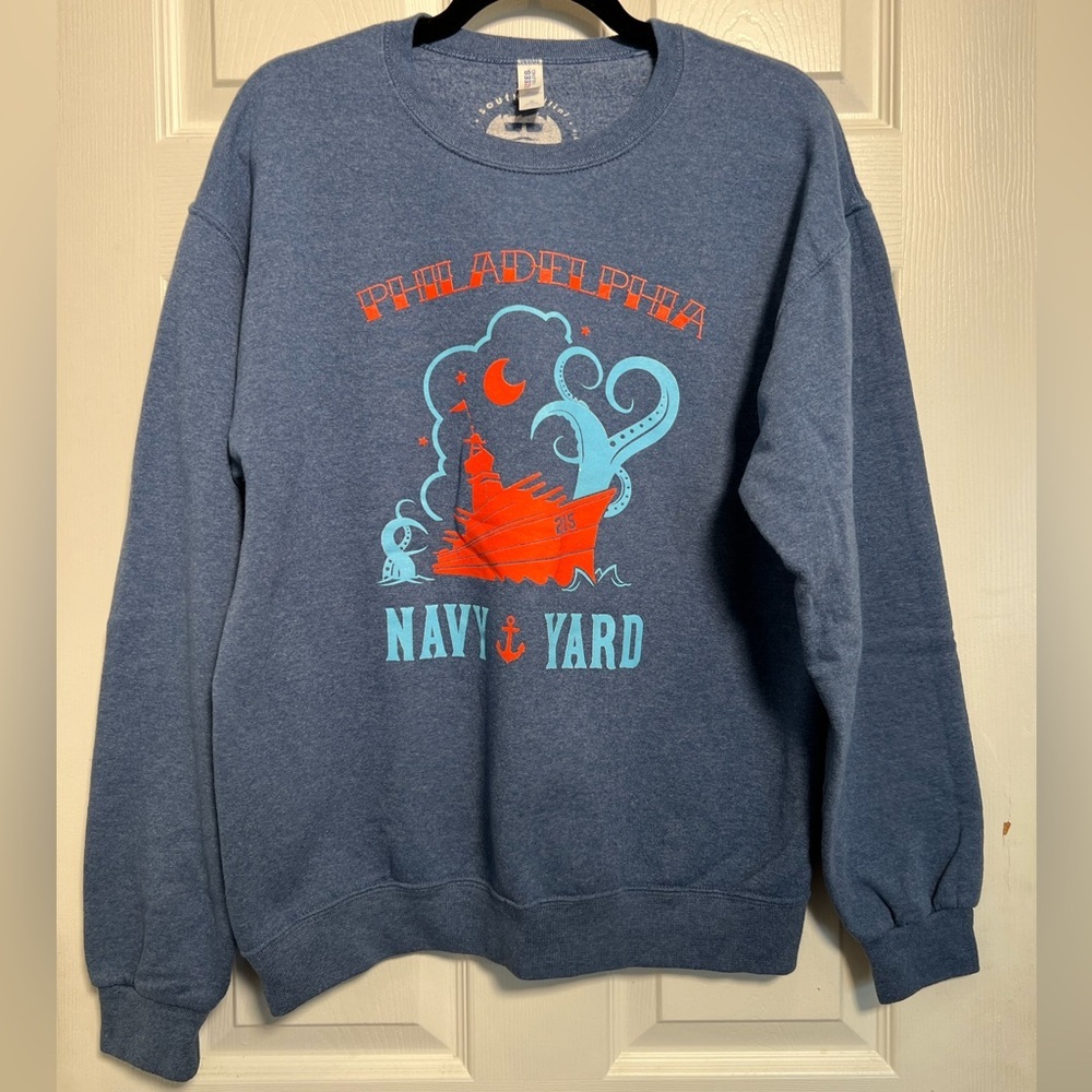 Philadelphia Navy Yard Graphic Crewneck Sweatshirt